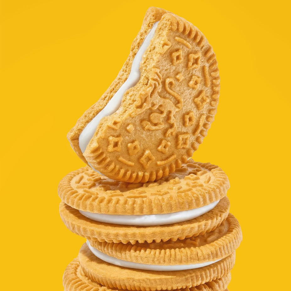 Leos Golden Vanilla Sandwich Creme Cookies (4 Pack)