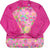 Snap & Go Easy Wear Long Sleeve Bib - Aqua Swan & Pink Flower Field (2 CT)