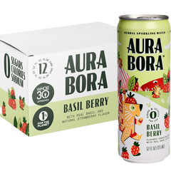 Strawberry Basil Sparkling Water (12 CT)