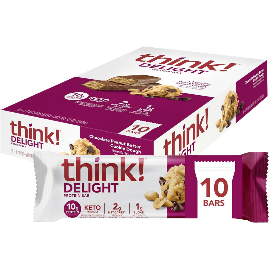 Keto Chocolate Peanut Butter Cookie Dough (10 CT)