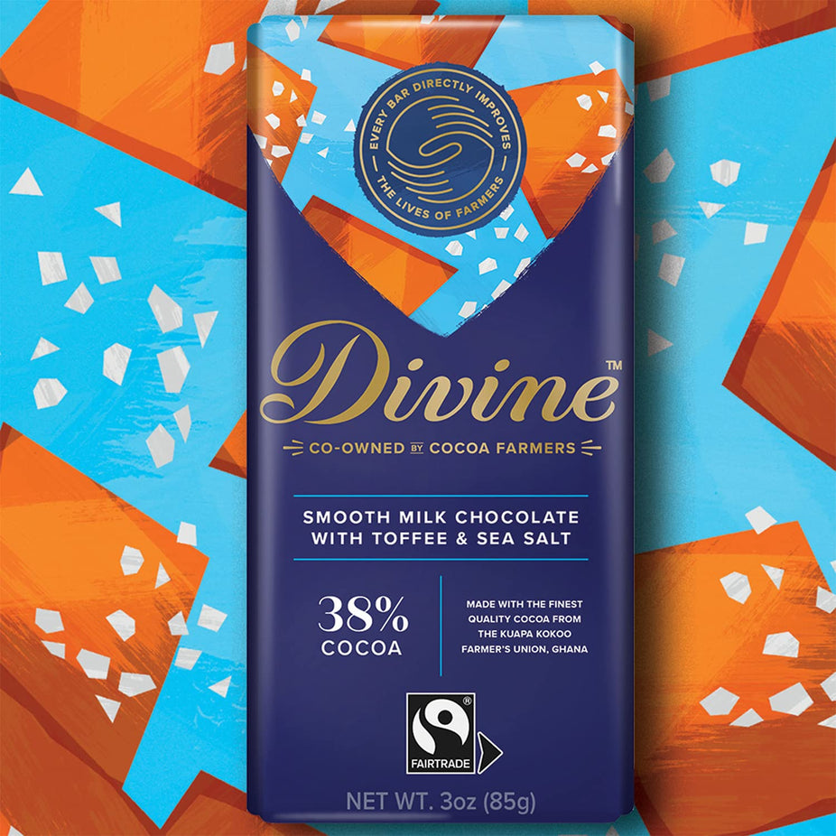 Milk Chocolate with Toffee and Sea Salt (12 CT)