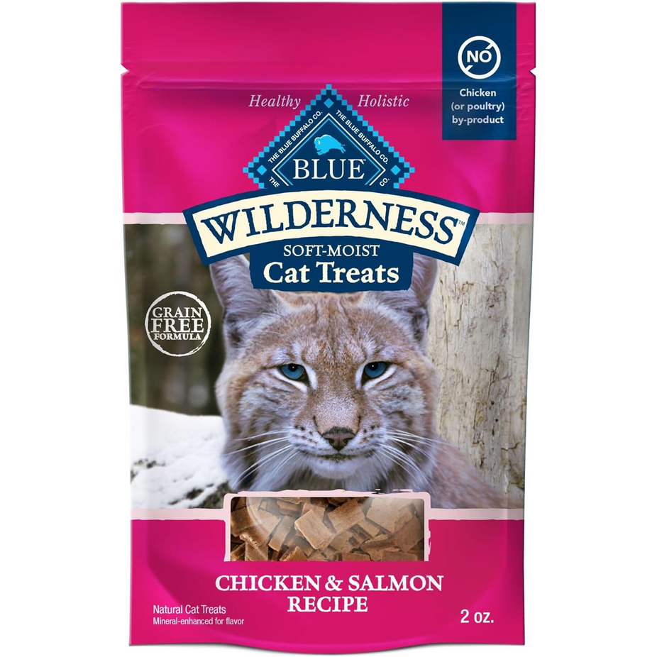 Grain Free Chicken & Salmon Recipe Soft Cat Treats