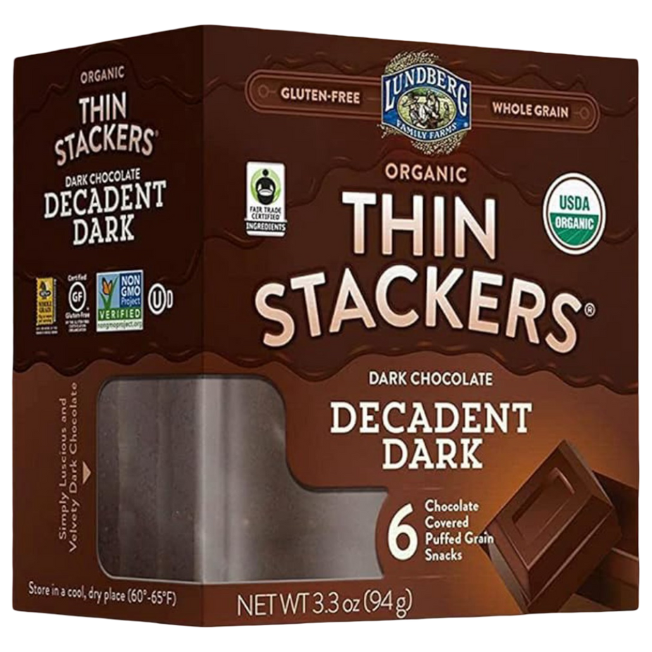 Organic Decadent Dark Chocolate Thin Stackers