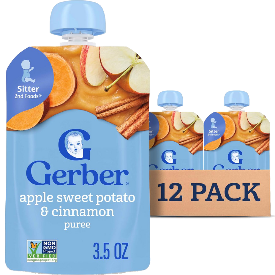 Apple Sweet Potato With Cinnamon Baby Food (12 Pack)