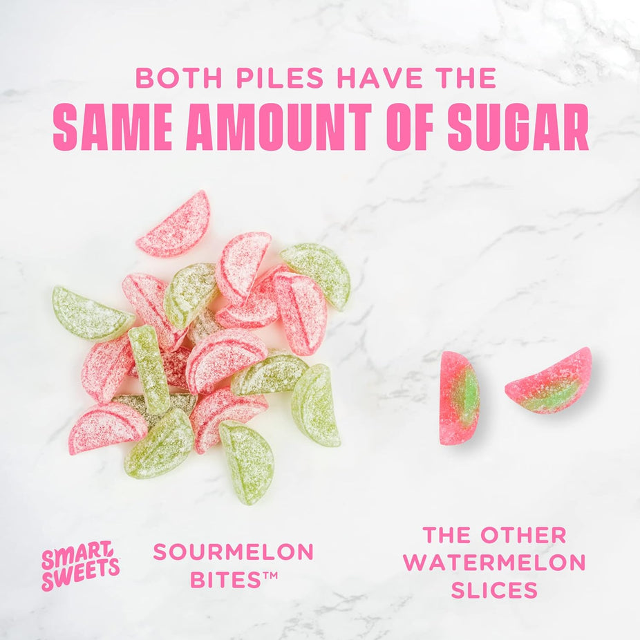 Sourmelon Bites Sour Gummy Candy (12 Pack)