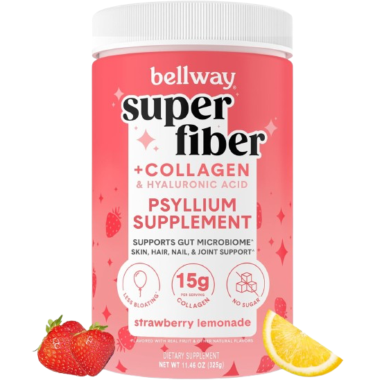 Strawberry Lemonade Fiber + Collagen Powder