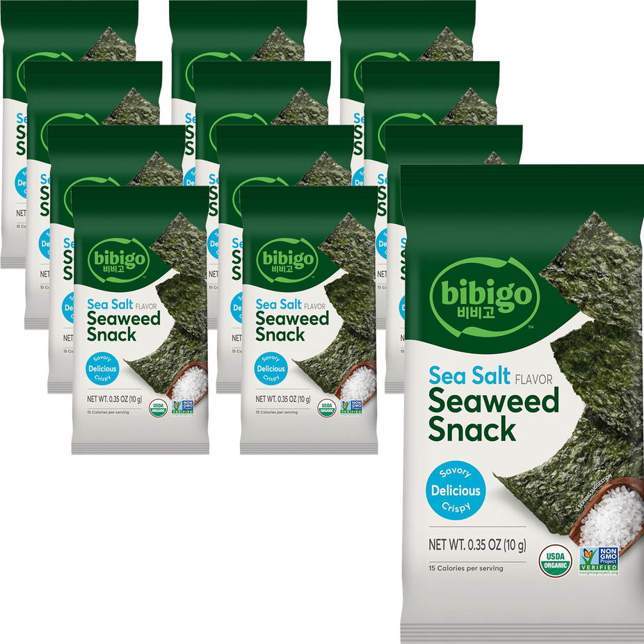 Sea Salt Seaweed Snack (12 Pack)