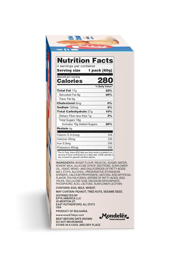 Vanilla Soft Croissant (4 Pack)