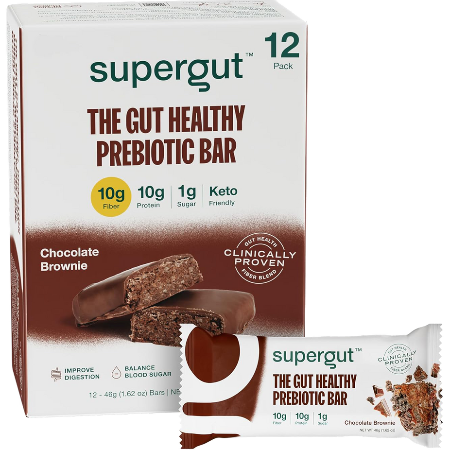 The Gut Healthy Prebiotic Bar Chocolate Brownie (12 CT)