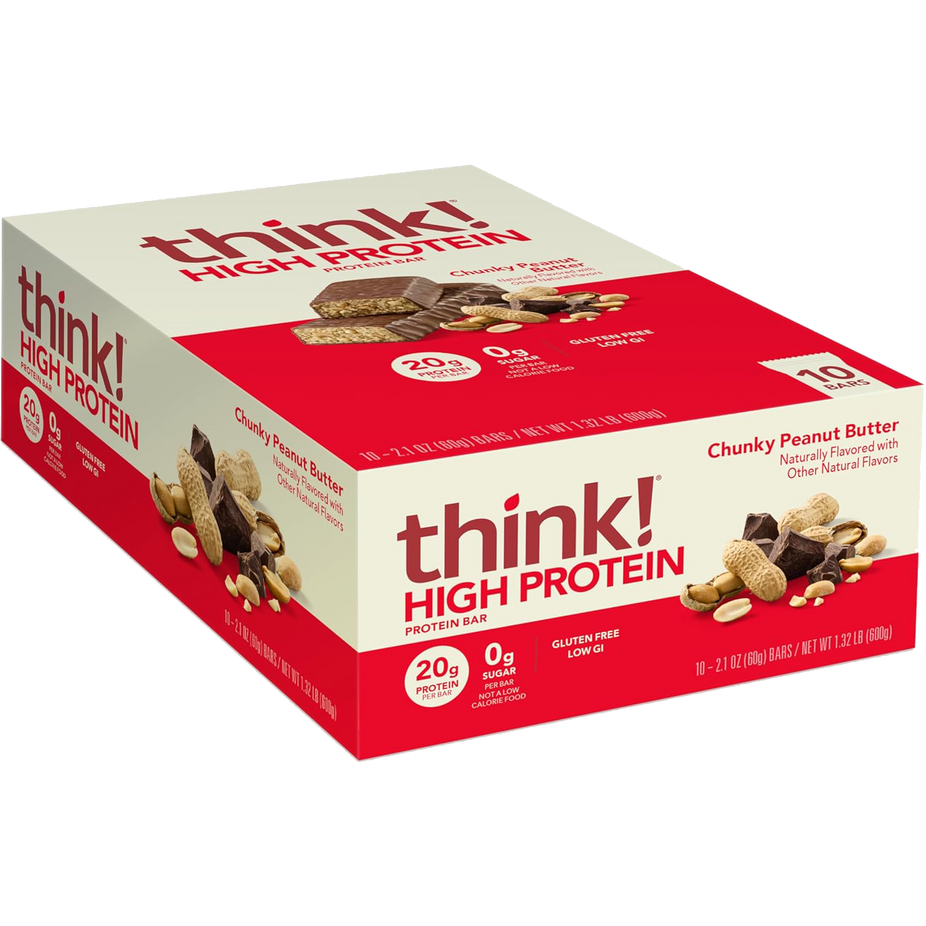 Chunky Peanut Butter Protein Bars (10 CT)
