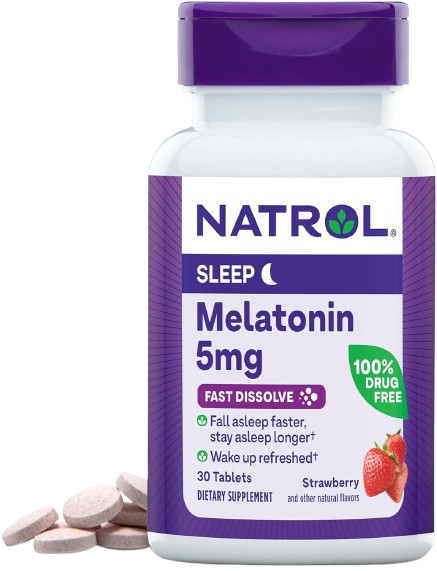 Melatonin Fast Dissolve Strawberry (30 Tablets)