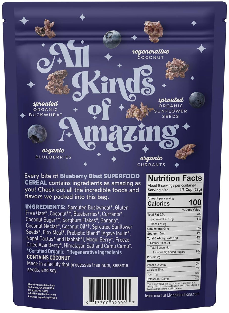 Activated Superfood Cereal Blueberry Blast