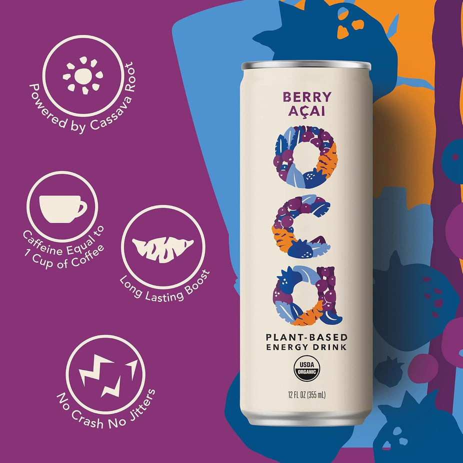Berry Acai Energy Drink (12 Pack)
