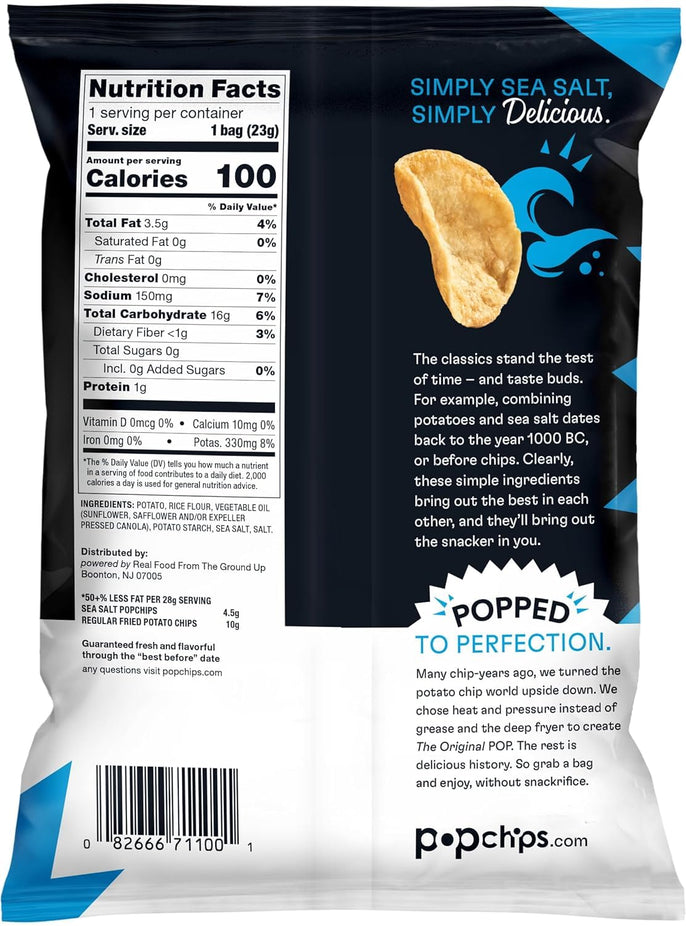 Sea Salt Potato Chips (24 Pack)