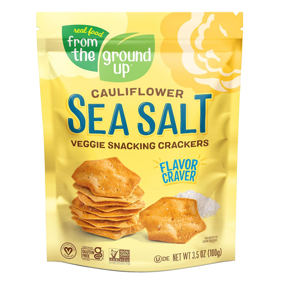 Cauliflower Sea Salt Snacking Crackers