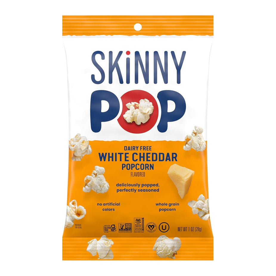 White Cheddar Popcorn Snack Bag (12 Pack)