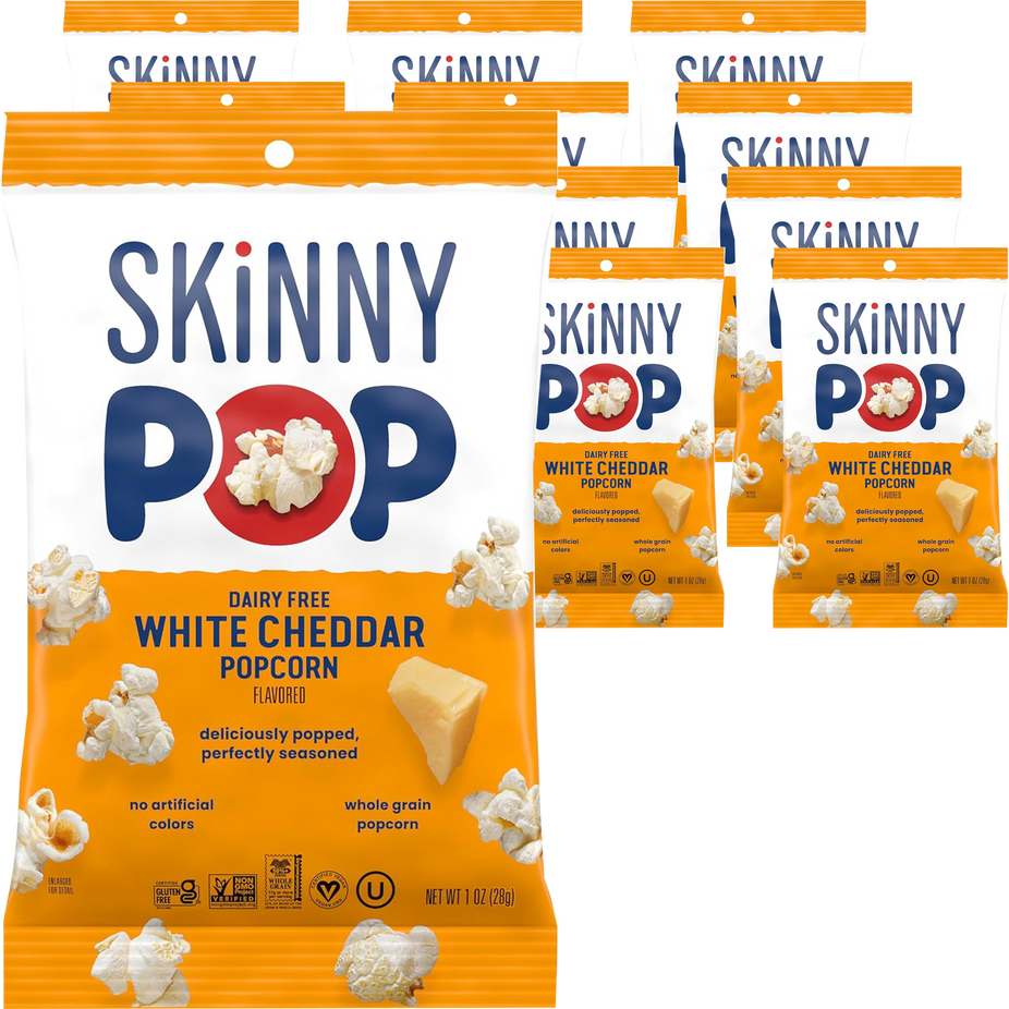 White Cheddar Popcorn Snack Bags (12 Pack)