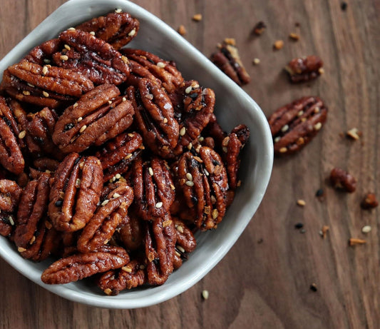 The Everything Candied Pecans