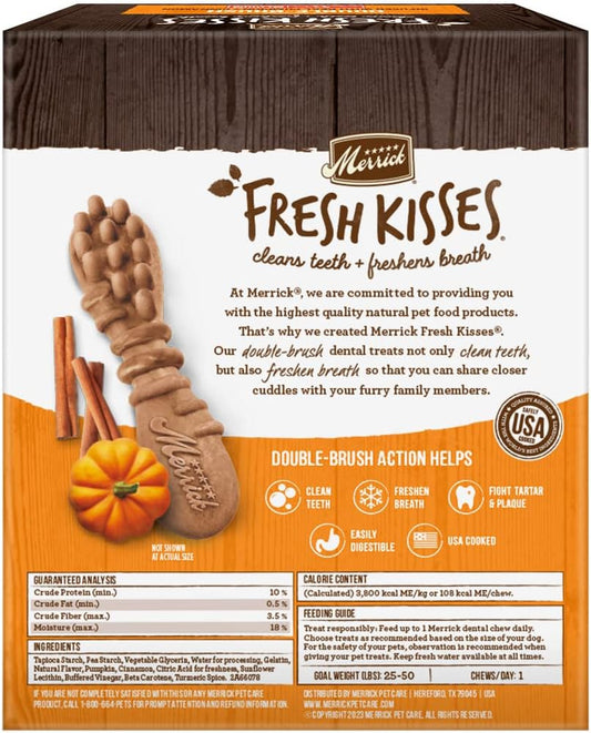 Fresh Kisses Pumpkin Cinnamon Med Brush for Dogs