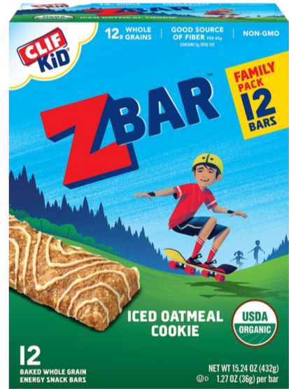 Organic Iced Oatmeal Cookie Snack Bar (12 Pack)
