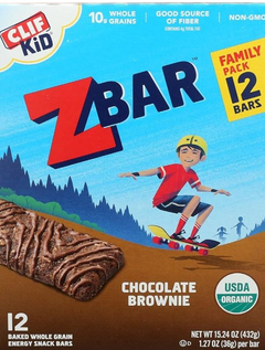 Organic Chocolate Brownie Snack Bars (12 Pack)