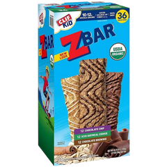 Zbar Chocolate Chip, Iced Oatmeal Cookie, and Chocolate Brownie Snack Bars Variety Pack (36 CT)