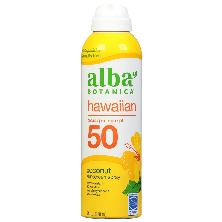 Hawaiian Coconut Sunscreen Spray, Spf 50