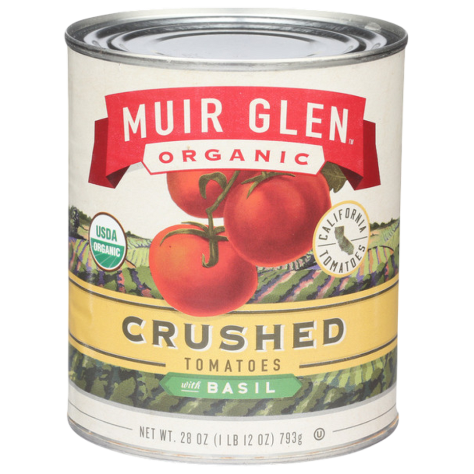 Organic Crushed Tomatoes with Basil