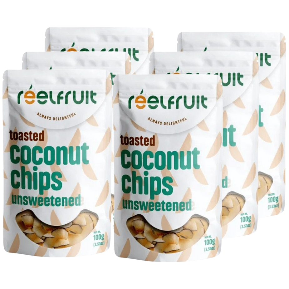 Toasted Coconut Chips Unsweetened (6 Pack)