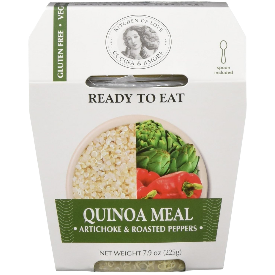 Artichoke and Roasted Pepper Quinoa Quick Meal