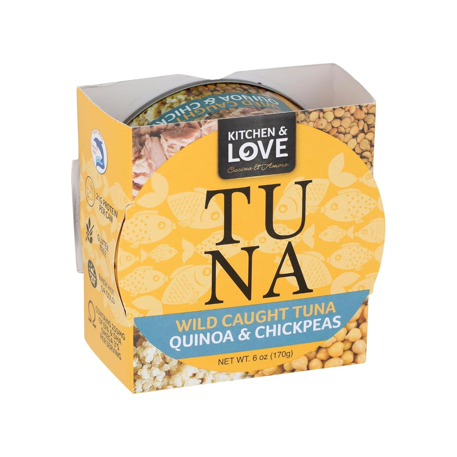 Quinoa & Chickpea Ready-To-Eat Tuna Meal (8 Pack)