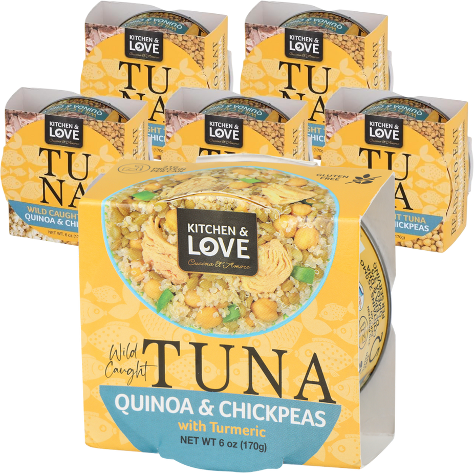 Quinoa & Chickpea Ready-To-Eat Tuna Meal (8 Pack)