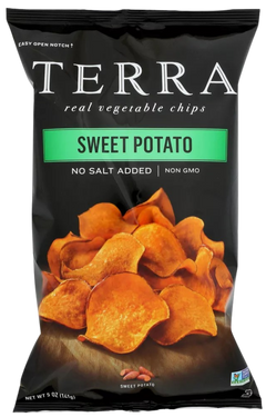 No Salt Sweet Potato Chips