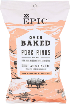 Baked Pork Rinds Pink Himalayan Sea Salt