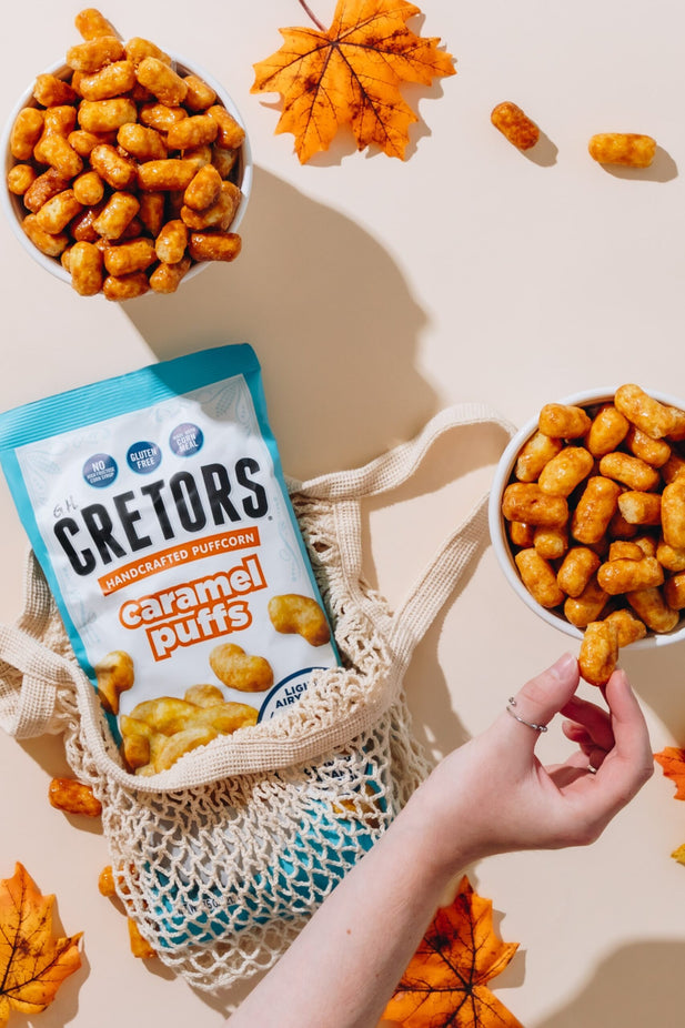 Caramel Flavored Corn Puffs