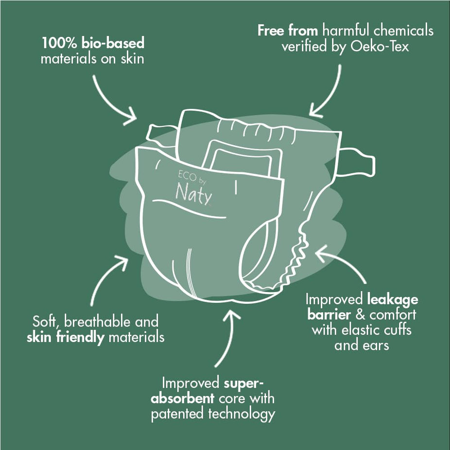 Eco Diapers Size 5 (22 CT)