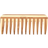 100% Natural Premium Bamboo Comb Wide Tooth Style
