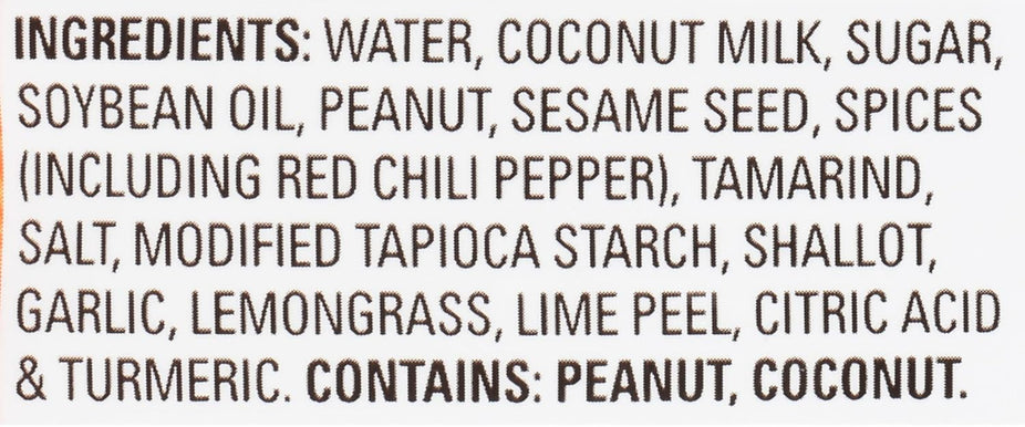 Peanut Satay Sauce