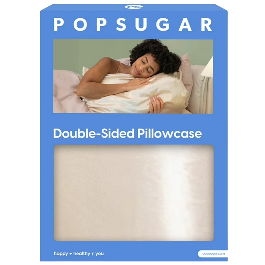 Satin And Terry Cloth Double-Sided Pillowcase