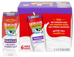 Organic Vanilla Skim Milk (6 Pack)