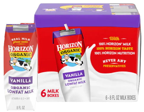 Organic Vanilla Skim Milk (6 Pack)