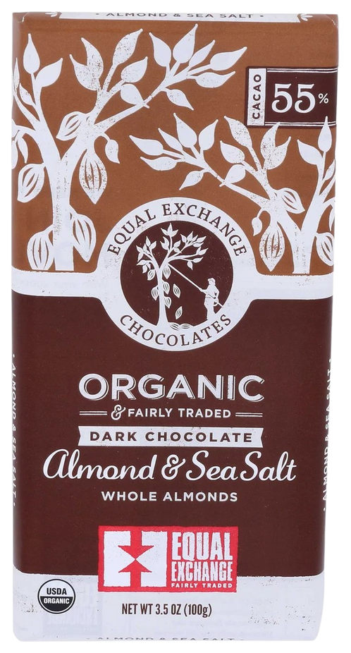 Organic Almond Sea Salt Whole Almond Dark Chocolate