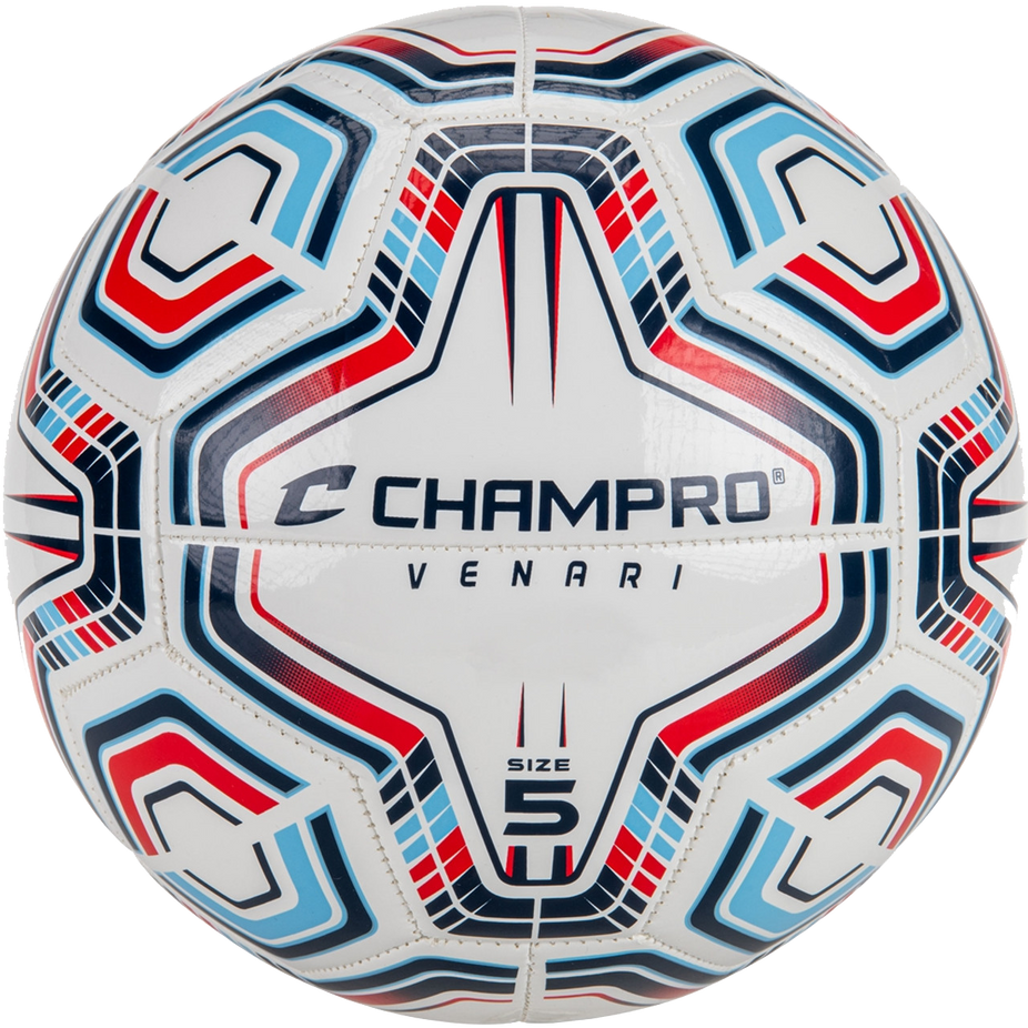 Venari 20 Panel Soccer Ball - #3 Navy Blue Scarlet