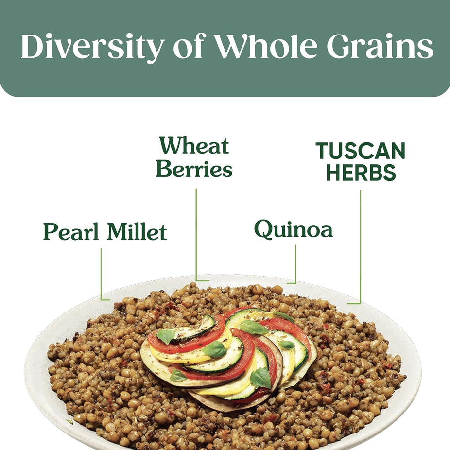 RTE Organic Super Grains flavored with Tuscan Herbs