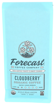 Cloudberry Organic Medium Roast Whole Been