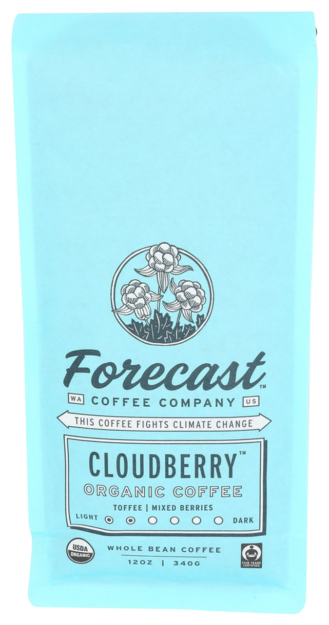 Cloudberry Organic Medium Roast Whole Been