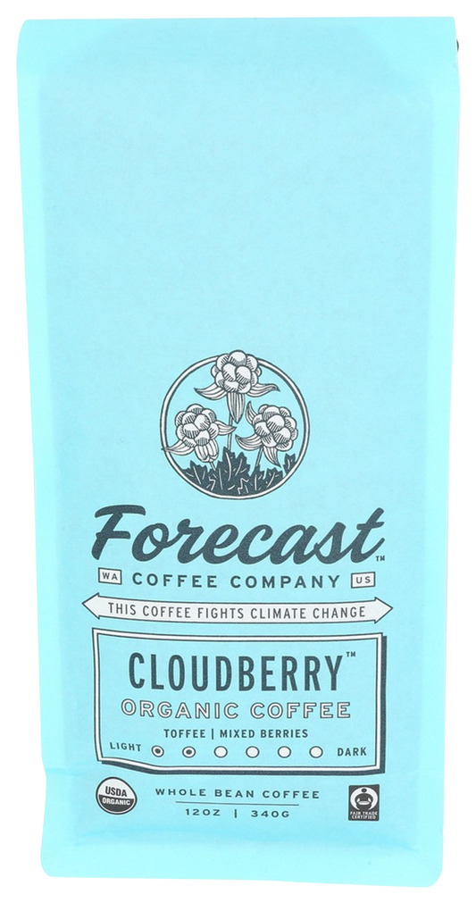 Cloudberry Organic Medium Roast Whole Been