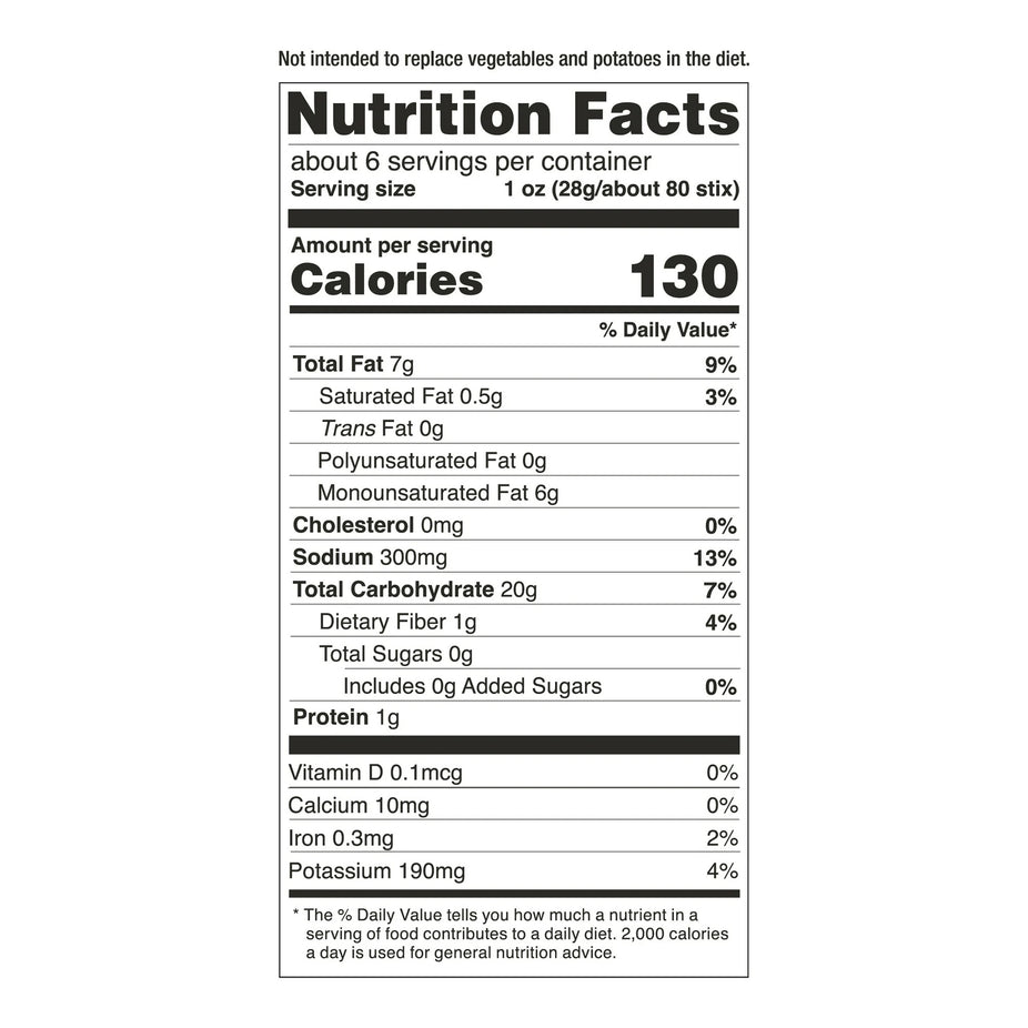 Veggie Stix With Sea Salt