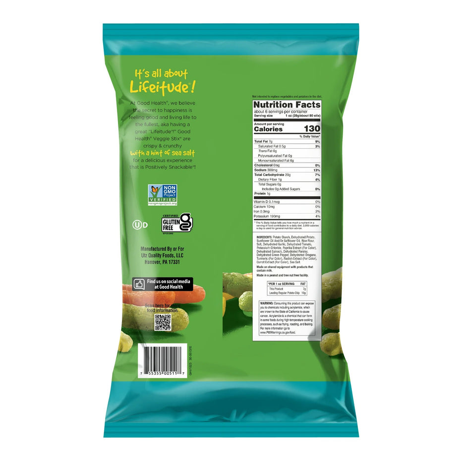 Veggie Stix With Sea Salt