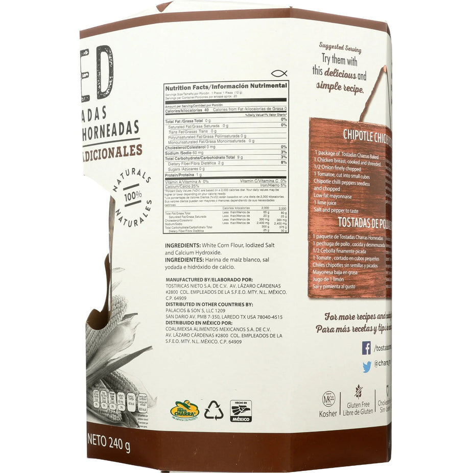 Natural Baked Tostadas